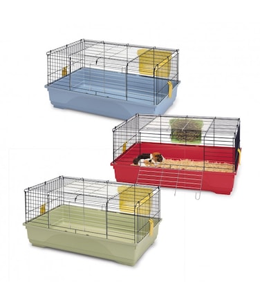 IMAC EASY 80 Small Pet Cage &ndash; Spacious Habitat for Rabbits &amp; Guinea Pigs with Easy Access Design (Size : 80 x 48.5 x 42cm)