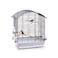 IMAC AGATA Cage for Canaries, Parakeets and Exotic Birds - BLUE (Size : 58x33x62-5cm)