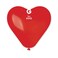 12in Heart shape std balloons 50ct