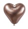 25-Pack 12" Rose Gold Heart Foil Balloons &ndash; Metallic Shimmer Balloons for Luxe Valentine&rsquo;s &amp; Bridal Decor