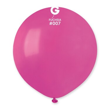 19" Standard Fuchsia Latex Balloon 10Ct