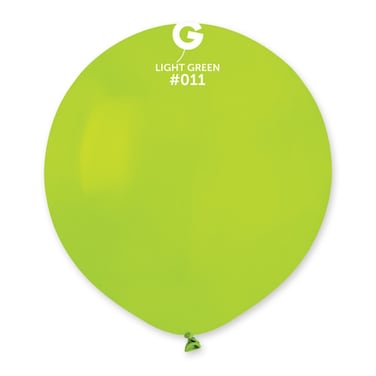 19" Standard Light Green Latex Balloon 10Ct