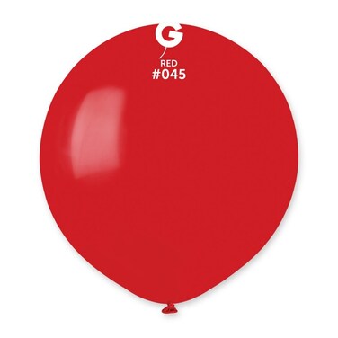 19" Standard Red Latex Balloon 10Ct