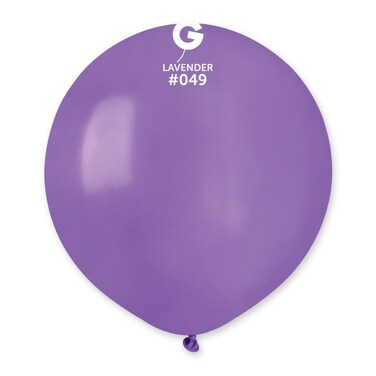 19" Standard Lavender Latex Balloon 10Ct