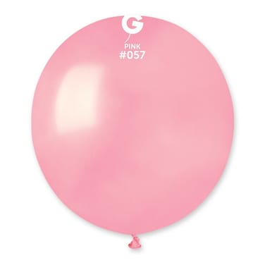 19" Standard Pink Latex Balloon 10Ct