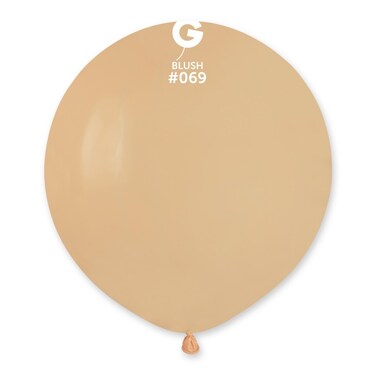 19" Standard Blush Latex Balloon 10Ct