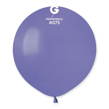 19" Standard Periwinkle Latex Balloon 10Ct
