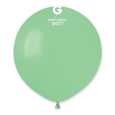 19" Standard Mint Green Latex Balloon 10Ct