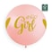 31" Latex Balloon It's A Girl Gold 1Ct