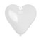 6-Pack 12" White Heart Latex Balloons &ndash; Elegant Heart Balloons for Weddings, Anniversaries &amp; Proposals