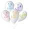 13" Easter Bunny Latex Balloon 50ct