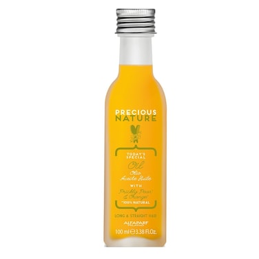 Alfaparf Precious Nature Leave-In Hair Oil With Prickly Pear And Orange For Long &amp; Straight Hair 100ml