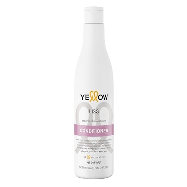 Alfaparf Yellow Liss Professional Anti-Frizz Smoothing Conditioner With Keratin HT &amp; Amaranth For Frizz Hair 500ml