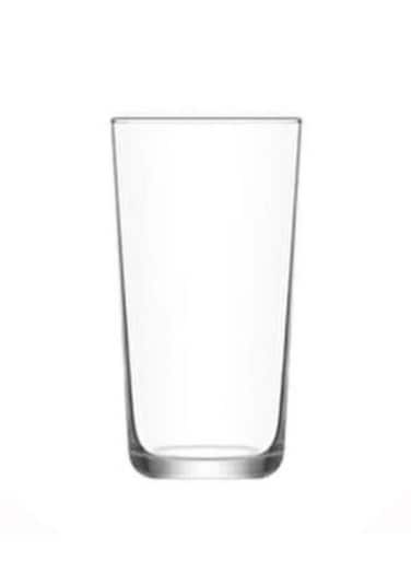 3 Pieces Assos Long Tumbler, 490 Ml - Clear