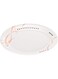 Servewell 19 cm Waves Pink Small Plate,White