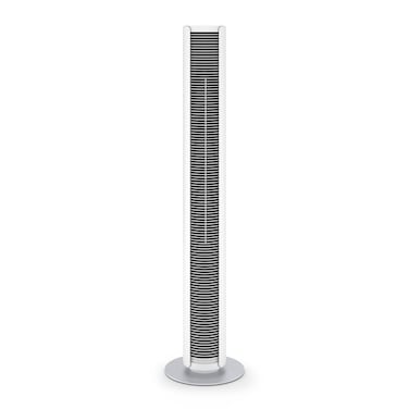 Swiss Design Tower Fan Peter with Remote Control &amp; Easy Touch Panel, Swing Mode with 3 Speed Levels, Timer &amp; Swivel Function, Slim Design White 2 Years Warranty + Local Support