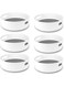 Multi Function Antiskid Rotary Storage Basin, Non Slip 9 Inch White