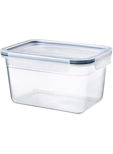 Food container with lid, rectangular/plastic2.0 l