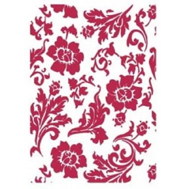 STAMPERIA  Stencil M Upholstery Flowers  KSM020