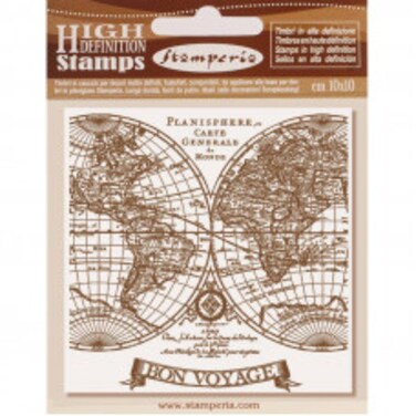 Stamperia - Voyages Fantastiques - HD Natural Rubber Stamp