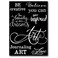 DFTD09 - Rub-on - Abtibild - white decorative sticker - Text - 15x22cm - Stamperia