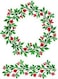 Stamperia A4 Leaf Garland Template KSG364