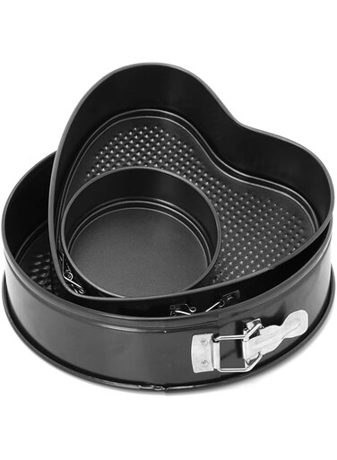 RoyalFord RF7046, 3 Pcs Spring form Set, Black