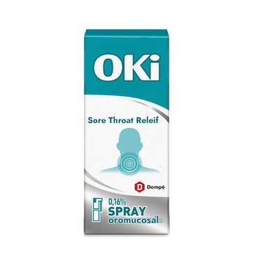 OKI 0.16% OROMUCOSAL SPRAY 15ML
