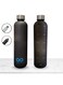8 Water Bottle, Leakproof, 1L/32 OZ Large Size, BPA free, Non-Toxic Water Bottle, Motivational Time Stamps, Perfect for Kids, School, Gym, Sports, Office and Travel (Black)