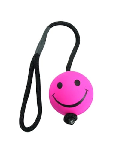 Camon Floating Soft Rubber Ball with Rope &ldquo;Smile&rdquo;