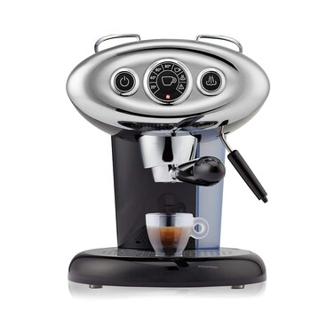 ILLY 6636 Coffee Maker Machine X7.1, Iperespresso Capsule Pods Coffee Machine With Milk Steamer, Black