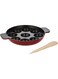 Raj Nonstick Appackara, 9 Holes, 18 Cm , Black, KA0001, Unniappam Maker , Appackara , Pancake Pan , Paniyaram