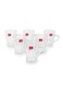 6-Piece Tea Glass Clear 21x10x14centimeter