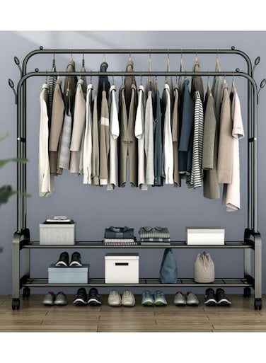 Metal Clothes Dryer Drying Space Laundry Washing Durable Metal Drying Rack Multifunctional Air Dryer Ideal For Indoor And Outdoor 2 Folding Winged Clothes Dryer