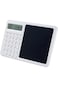 12-digit desk calculator with LCD, time display &amp; erasable writing table,perfect for office &amp; school