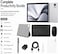 M48 Android 15 Tablet 10.1-Inch HD Display, 12GB RAM + 512GB ROM, 10000mAh Battery, Dual SIM, 8MP Front Camera, 20MP Rear Camera, Complete Productivity Bundle &ndash; Keyboard, Mouse, Stylus &amp; Case-Silver