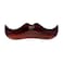 Morgan's Moustache shaped comb (amber)