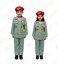 Police Officer Premium Costume &ndash; UAE Edition (Green, Unisex)- Medium