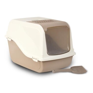 Cat Litter Box ARIEL(TOP FREE) - Tan