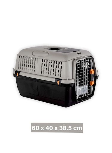 حقيبة سفر براكا - 3 (رمادي وأسود)