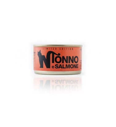 Natural Code Tuna &amp; Salmon Cooking Water Wet Cat Food - 85G Pack of 2