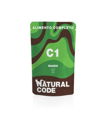 Natural Code Beef Complete Wet Cat Food - 70G Pack of 2
