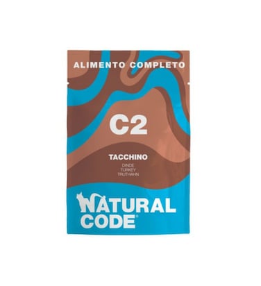 Natural Code Turkey Complete Wet Cat Food - 70G Pack of 2
