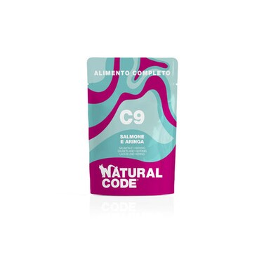 Natural Code Salmon &amp; Herring Complete Wet Cat Food - 70G Pack of 2

