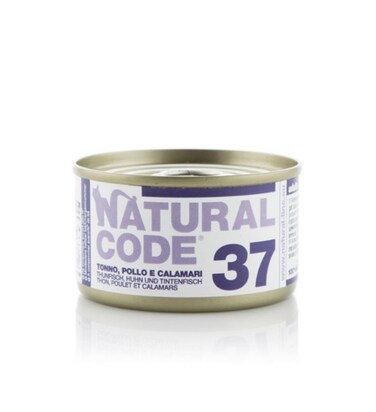 Natural Code Tuna Chicken &amp; Squids Soft Jelly Wet Cat Food - 85G Pack of 2
