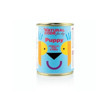 Natural Code Puppy 02 Lamb Rice &amp; Pear Pate Wet Dog Food - 400G Pack of 2
