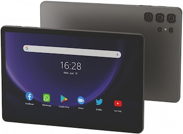 Modio M92 &mdash; 11&Prime; HD Incell display, Android 13, 16 GB + 1 TB storage, 10,000 mAh battery. 5G Dual SIM, 13 MP camera. Includes keyboard, mouse, pen &amp; case (Gray)