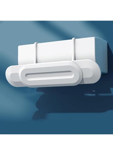 Jaffiust Retractable Air Conditioner Deflector, Adjustable Anti Direct Blowing Windshield Split AC Air Conditioning Baffles Sticker,Anti Direct Blowing Cold Air Outlet,97cm