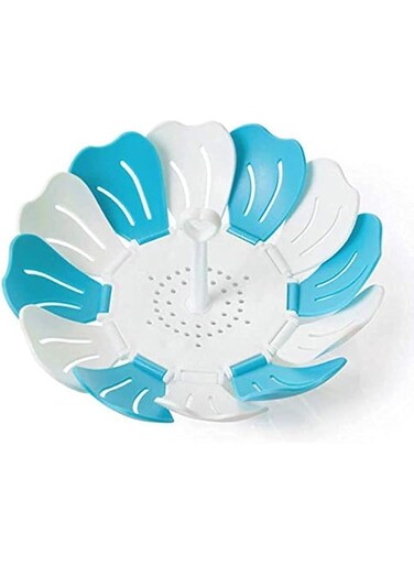 Lotus folding telescopic steamer plastic drawer basket steamer steamer plate perforated strainer drop water fruit bowl
