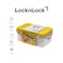 LocknLock To Go 3-in-1 Lunchbox (Yellow) - BPA-Free, Airtight Container with Cutlery for On-the-Go Meals